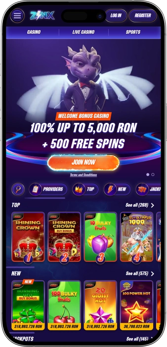 Zinx Casino App